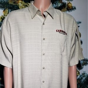 VAN HEUSEN CARROLL CRAFT BEER BUTTON DOWN X-LARGE